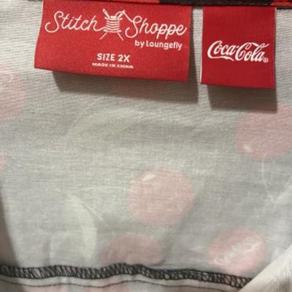 STITCH SHOPPE X COCA-COLA BOTTLE CAP CHERRIES TOP - Picture 2 of 2